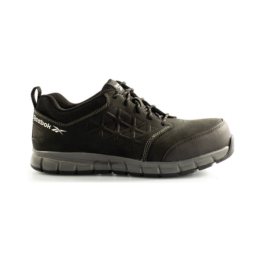 Reebok R1036 Black Trainer Shoes - Size UK12