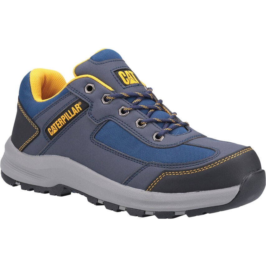 CAT S1P Elmore Navy Safety Trainer Shoes - Size 9