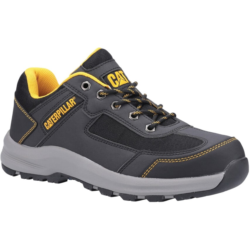 CAT S1P HRO SRC Elmore Grey Safety Trainer Shoes - Size 13