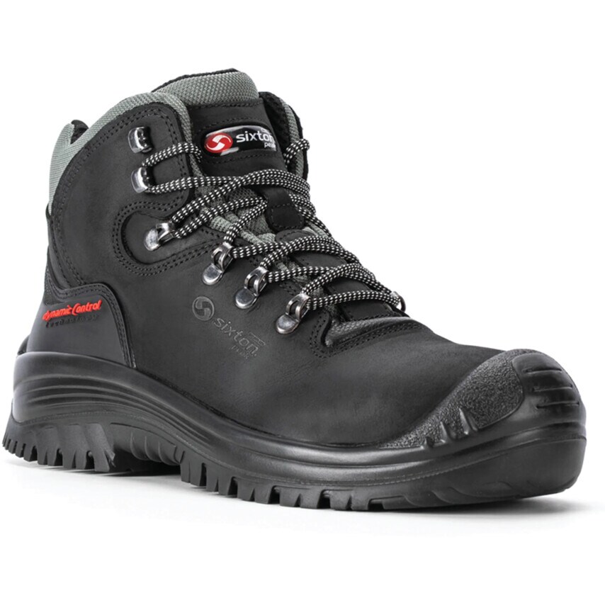 Sixton Peak Corvara Waterproof Black Safety Boot - Size 9