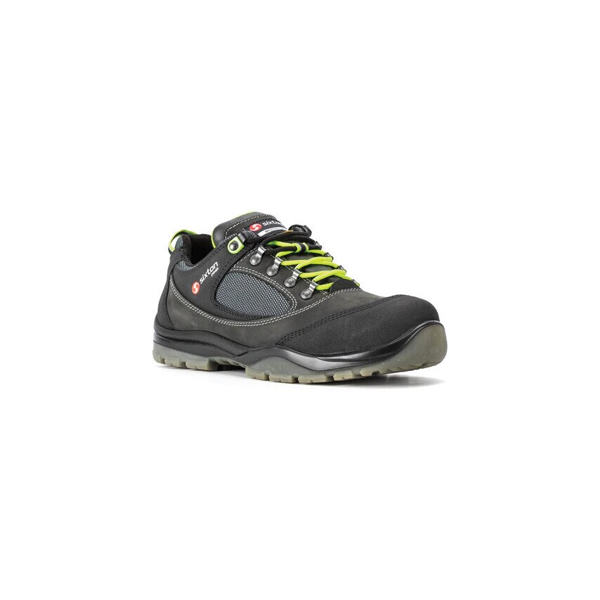Sixton Peak S3 Swing Black/Green Trainers Shoes - Size 13
