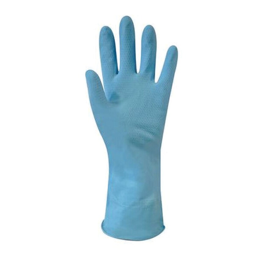 PlusGas 150-MAT Matrix Household Blue Gloves - Size 8- you get 5