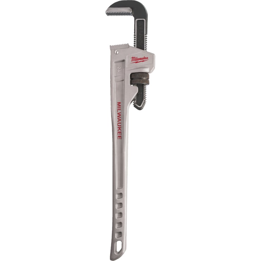 Milwaukee 24in Aluminium Pipe Wrench- you get 5