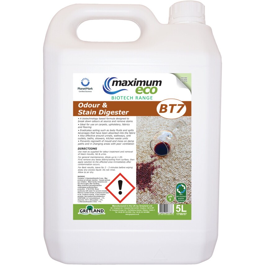 BT7 Odour & Stain Digester 5 Litre