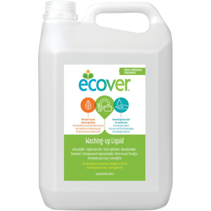 Washing Up Liquid Lemon and Aloe Vera 5 Litre