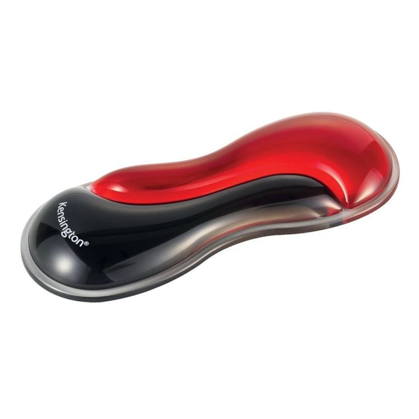 Slim Duo Gel Mouse Trackball Red Wrist Rest - K62440WW