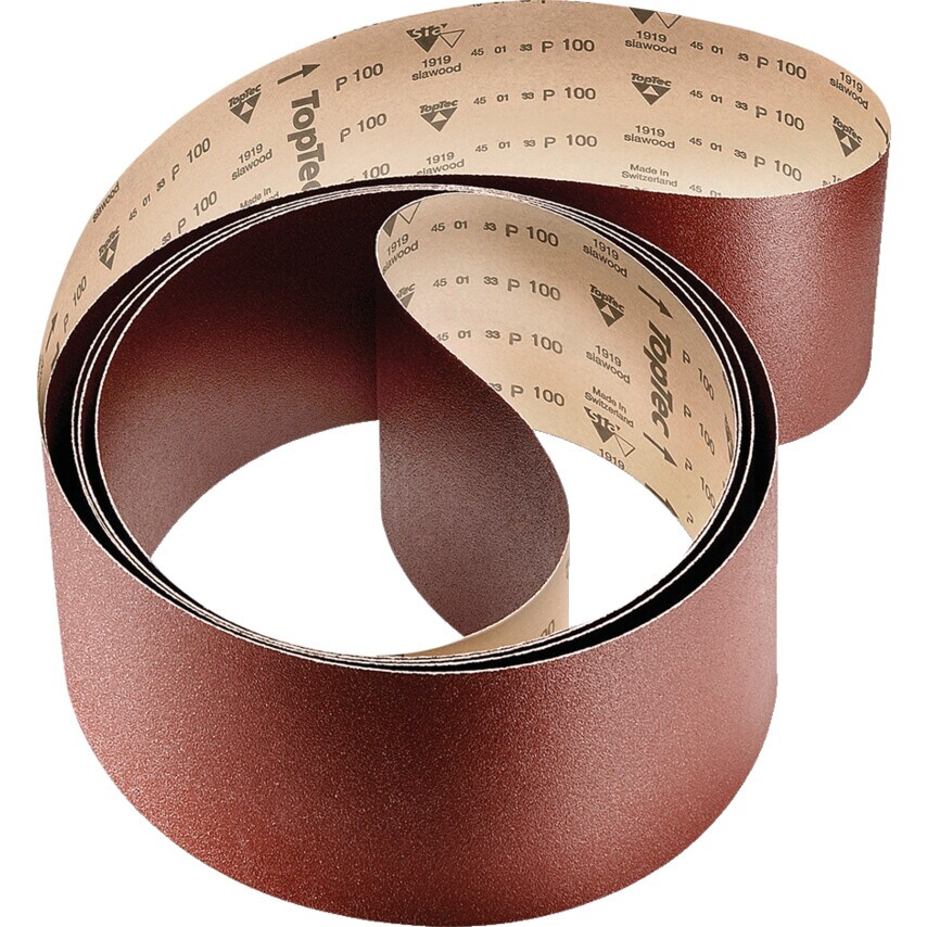 Sia Abrasives 1919 Siawood + Narrow Edge Belts 200X2000mm P120 Brown (Pack of 10