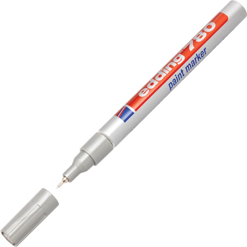Edding E-780 Paintmarker Silver (Pack of 10)