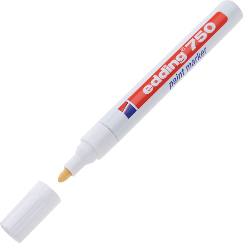 Edding E-750 Paintmarker White (Pack of 10)