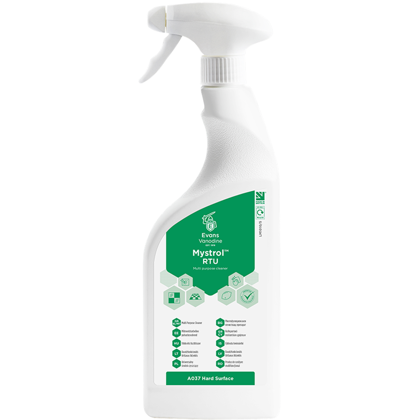 EV A037 Mystrol Multi-Purpose Cleaner 750ml RTU Triggers (Pack of 6)