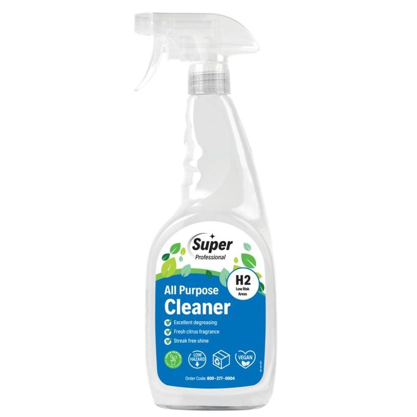 H2 Super All Purpose Orange Cleaner 750ml (Pack of 6)