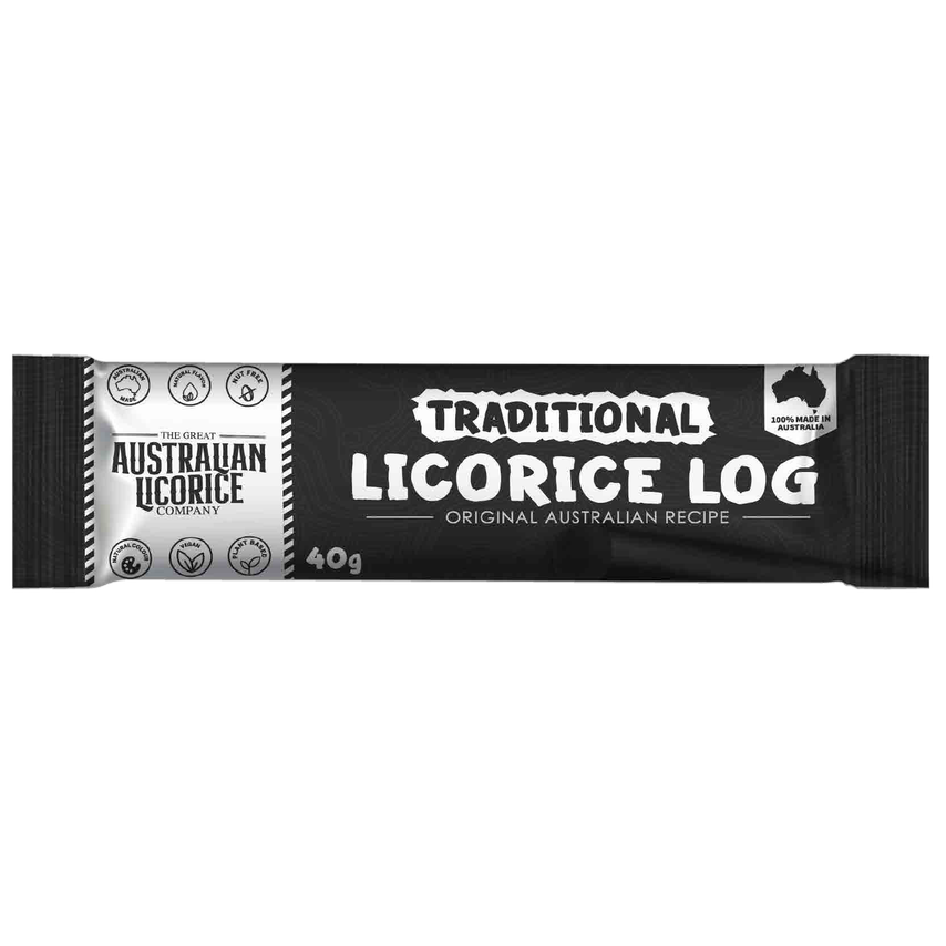 Licorice Company Licorice Logs, Pack of 25