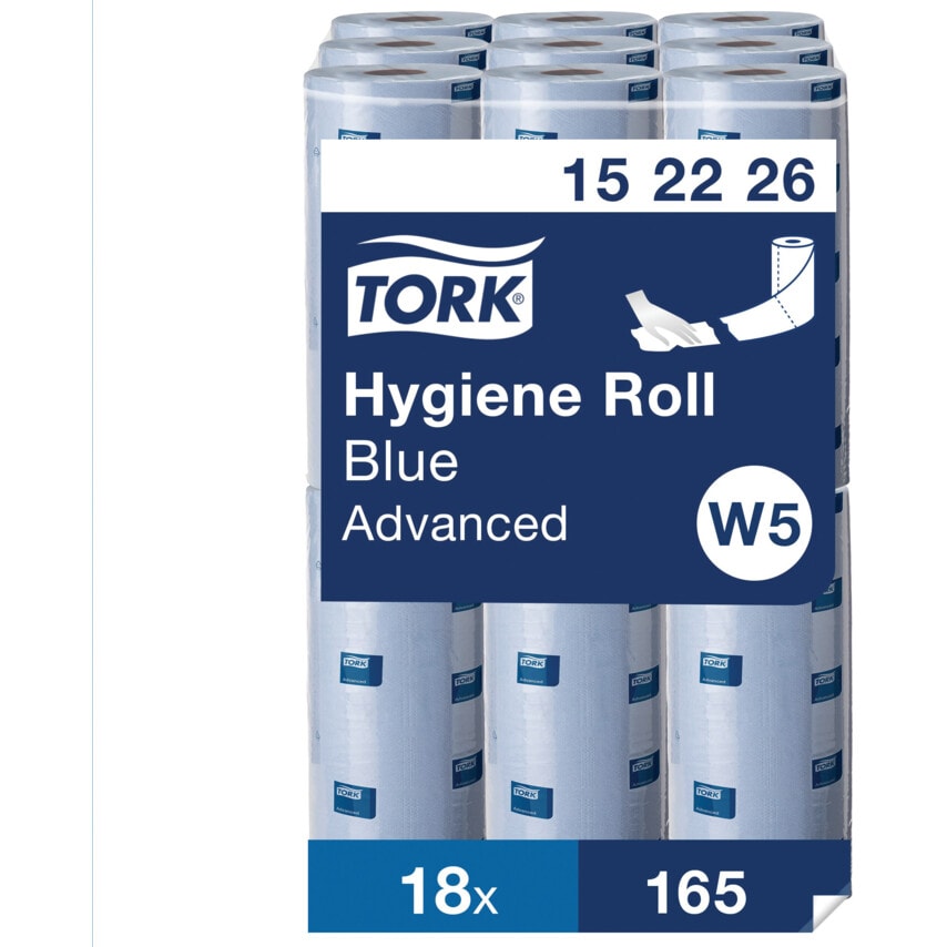 Tork 152226 Hygiene Roll 2-PLY Blue (Single)