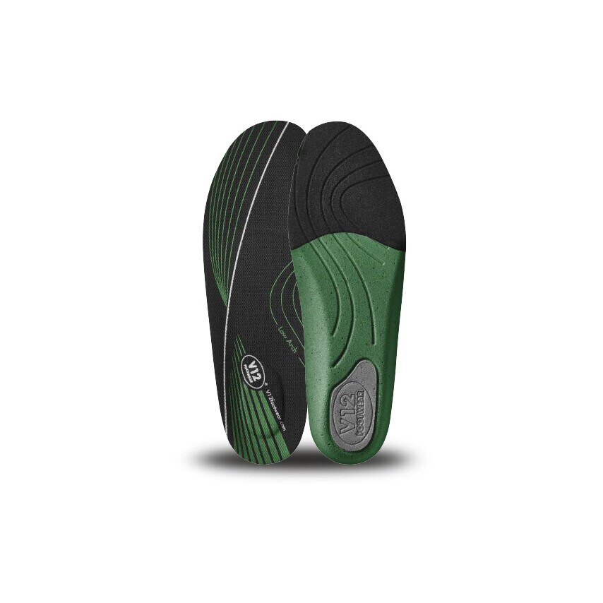V12 Footwear VS200 Dynamic Arch Green Low Insole Mens - Size 10