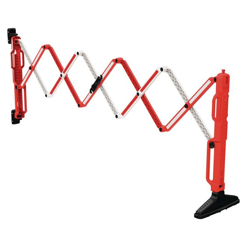 EasyExpand Extendable Wall Mounted Barrier - Red and White