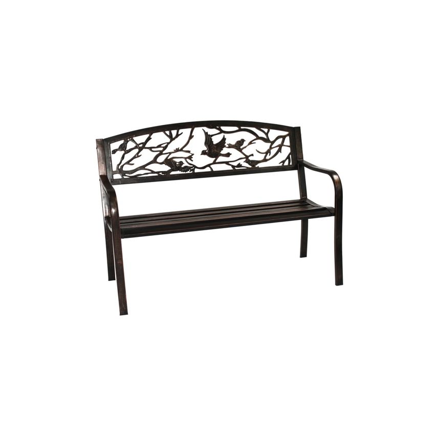 Bird Back Metal Bench