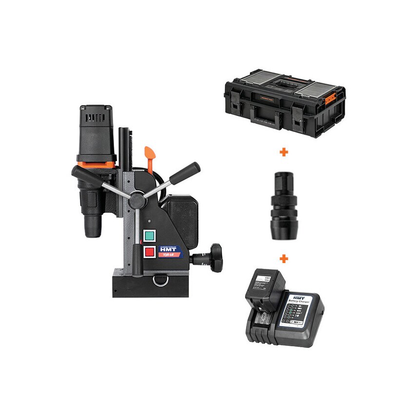 HMT CORDLESS V36-18 MAGNET DRILL 2 x4.0AH KIT STAKIT