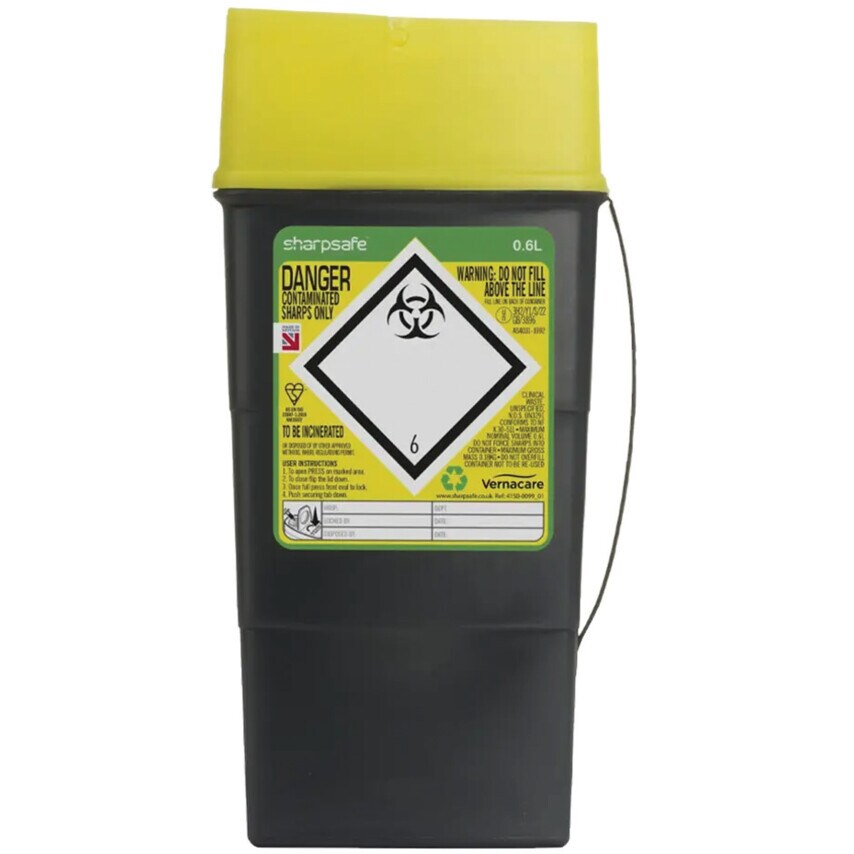 Medikit SHARPS DISPOSAL CONTAINER 0.6L