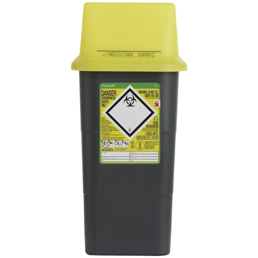 Medikit SHARPS DISPOSAL CONTAINER 7L