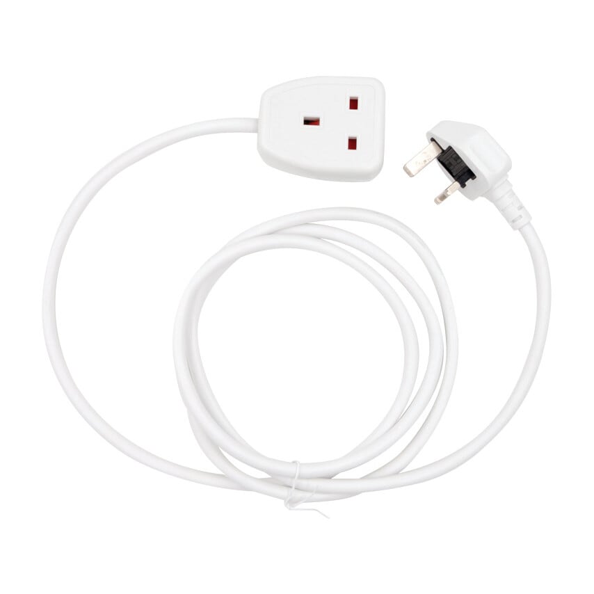 Tower Power 1 Socket 2 Metre 13 Amp Unswitched Extension Lead