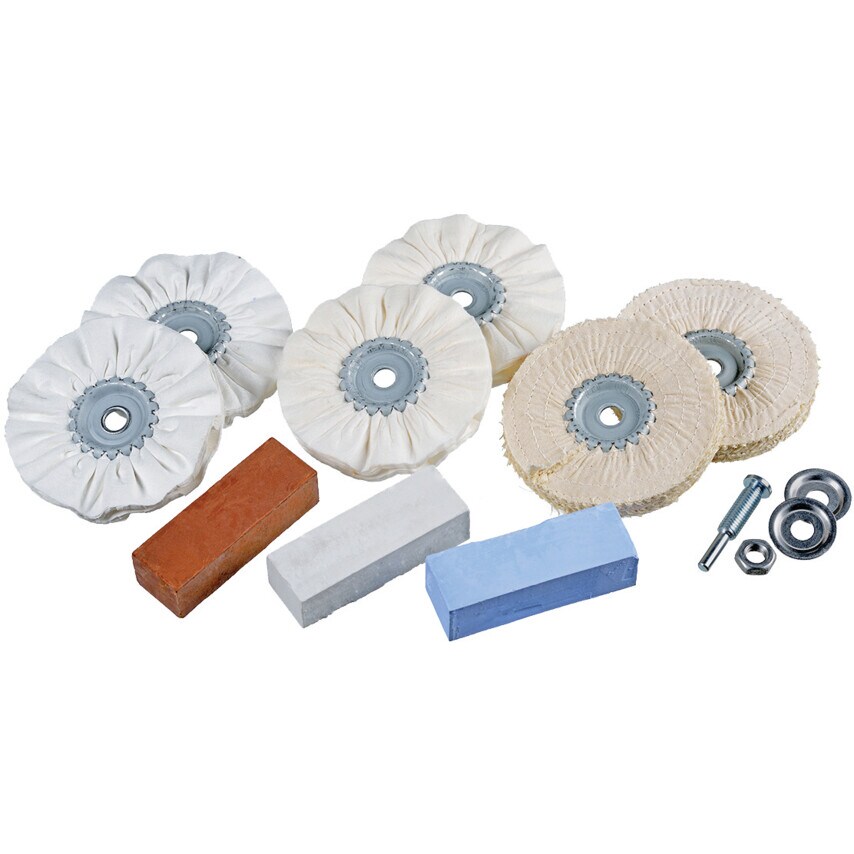 POLISHING SET 10 PARTS PROFI 2 SI SAL/CLOTH EKK BUFFS 2 NOTIFLEX-E